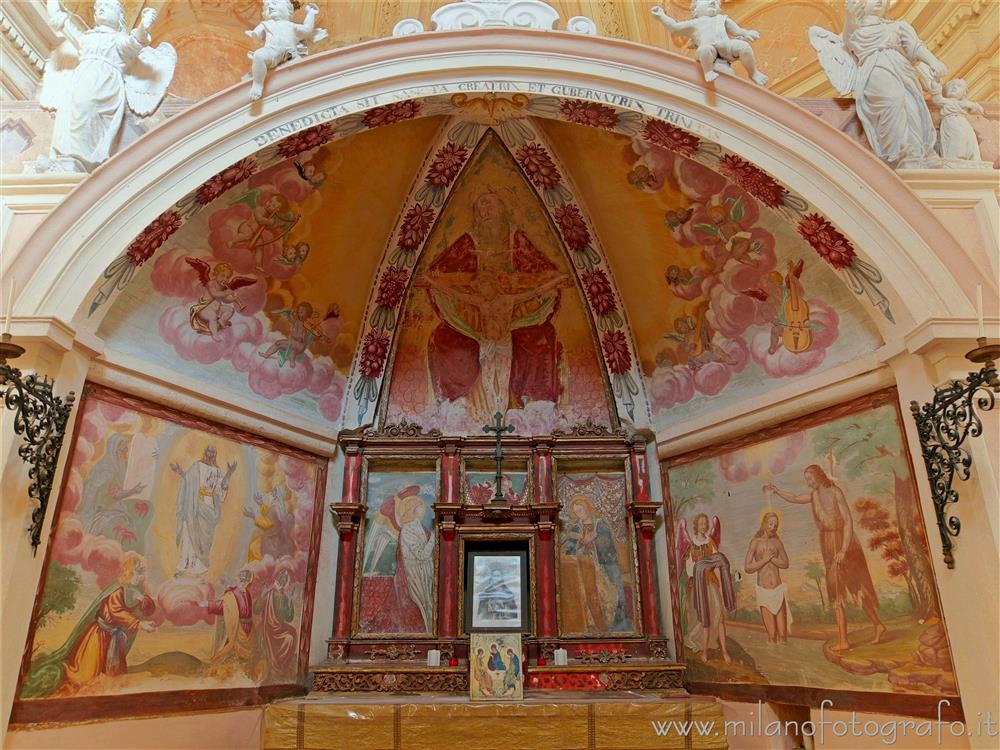 Sagliano Micca (Biella) - Abside dell'Oratorio della Santissima Trinità